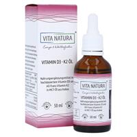 Vita Natura & Co. KG VITAMIN D3/K2 1000 I.E./20 µg Tropfen 50 Milliliter