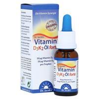 Dr. Jacobs Medical VITAMIN D3K2 Öl forte Tropfen 20 Milliliter
