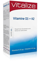 Vitalize Vitamine d3 + k2 120 Capsules