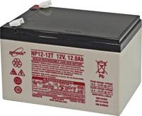 EnerSys Genesis Loodaccu 12 V 12 Ah Loodvlies (AGM) (b x h x d) 151 x 100 x 98 mm Kabelschoen 6.35 mm Onderhoudsvrij, VDS-certificering, Geringe zelfontlading,