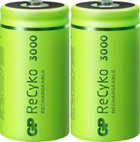 gpbatteries Oplaadbare C batterij (baby) GP Batteries ReCyko+ NiMH 1.2 V 3000 mAh 2 stuk(s)