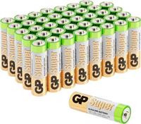 gpbatteries GP Batteries Super AA batterij (penlite) Alkaline 1.5 V 40 stuk(s)