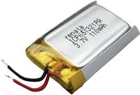 Renata ICP651321PA Spezial-Akku Prismatisch Kabel LiPo 3.7V 120 mAh