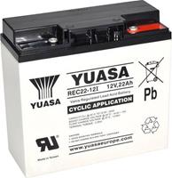 Yuasa REC22-12 YUAREC2212 Bleiakku 12V 22Ah Blei-Vlies (AGM) (B x H x T) 181 x 167 x 76mm M5-Schraub