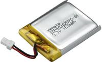 Renata ICP402025PC-1 Spezial-Akku Prismatisch Stecker LiPo 3.7V 155 mAh