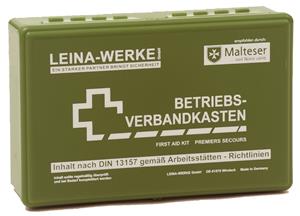 leina-werke LEINA Betriebsverbandkasten, Inhalt DIN 13157, orange