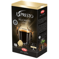 Kaffeekapseln Belcanto Lungo von ESPRESTO, K-fee System / 16 Kapseln (16 Lungo Kapseln)