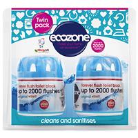 Ecozone Forever Flush Toilet Block 2000 - Twin Pack