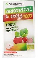 Arkopharma Acerola bio 1000 30 kauwtabletten