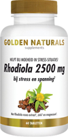 Golden Naturals Rhodiola 2500mg 60 tabletten