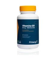 Fittergy Vitamine D3 25 mcg met zink 60 tabletten