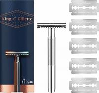 King C.  Double Edge Scheermes incl 5 mesjes