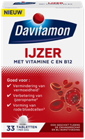 Davitamon IJzer met Vitamine C en B12 Tabletten