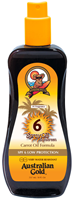 Australian Gold SUNSCREEN SPF6 spray carrot oil formula 237 ml