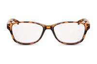 CWI leesbril unisex rechthoekig bruin (4000) sterkte +2.5