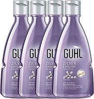 Guhl Zilverglans & Verzorging Shampoo - Voordeelverpakking 4x250ml