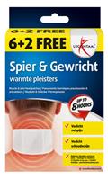 Lucovitaal Nek & schouder warmte pleister 8st