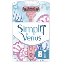 Simply Venus3 Wegwerpmesjes 8 Stuks
