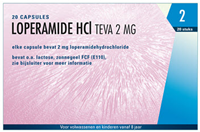 Teva Loperamide hci 2mg 10 capsules