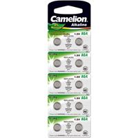 camelion Alkaline Knopfzelle AG4/LR66, 1,5Volt - 10 Stück