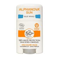 Alphanova Sun Blue Whale BIO SPF 50+ Face Sun Stick Zonbescherming 12g