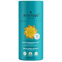 Attitude Baby & Kids Zonnebrand Stick Parfumvrij - SPF 30