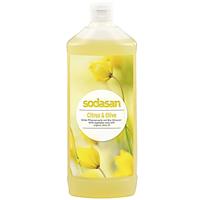 Sodasan milde Pflanzenseife mit Citrus & Olive NachfÃ¼llpackung1L