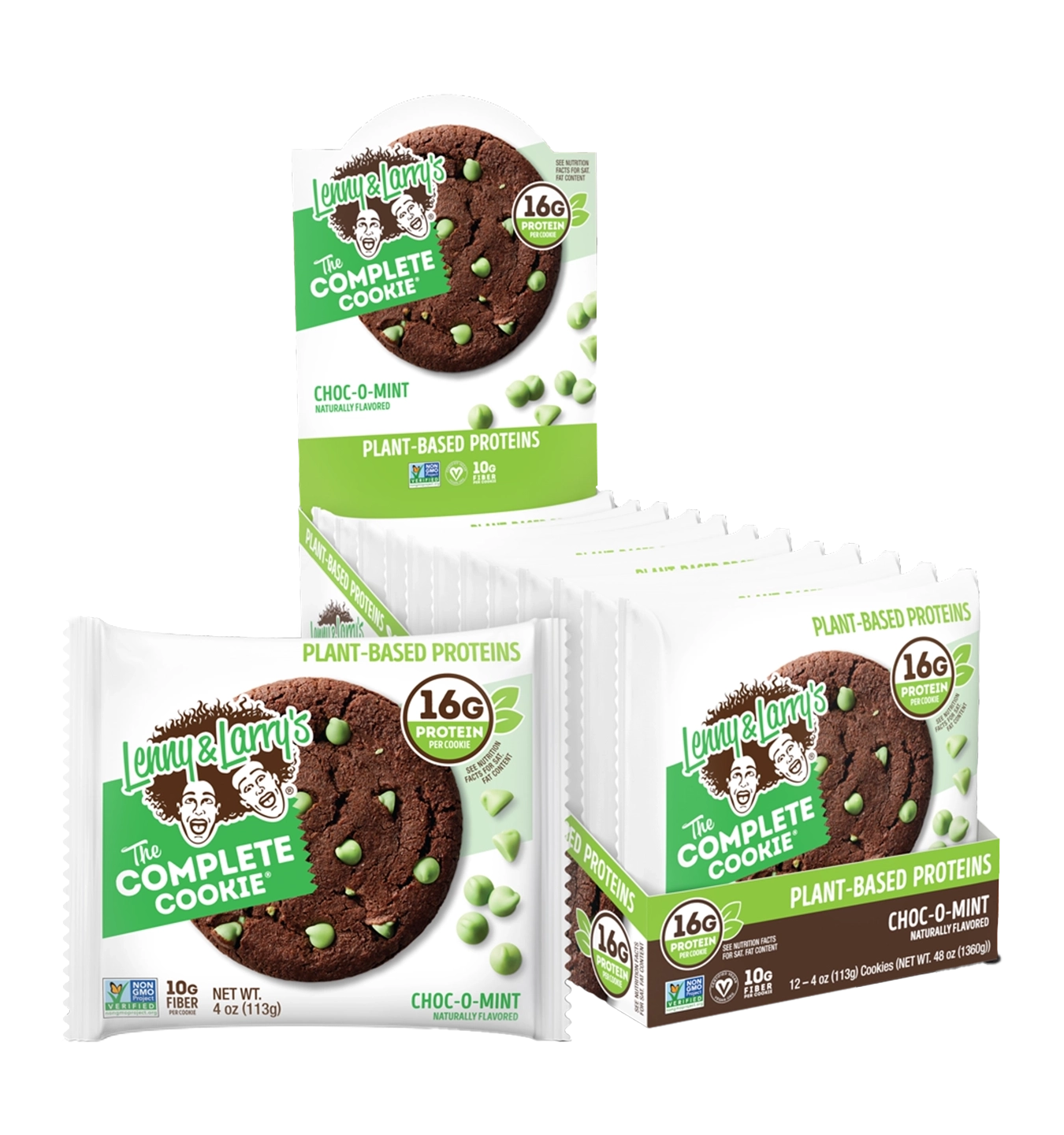 Lenny & Larry's The Complete Cookie - 12 cookies - Choc-o-Mint