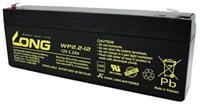 Long WP2.2-12 WP2.2-12 Bleiakku 12V 2.2Ah Blei-Vlies (AGM) (B x H x T) 178 x 66 x 34mm Flachstecker