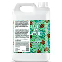 Faith In Nature Hand & Body Lotion Coconut Navulverpakking 5lt
