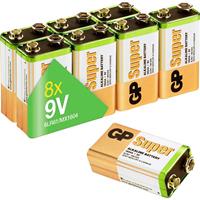 GP Batteries GP1604A-2LB8 9V batterij (blok) Alkaline 9 V 8 stuk(s)