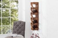 Wijnrek Makassar 70cm Massief Sheesham Hout - 38116