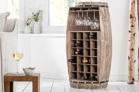 Invicta Interior Wijnrek Bodega half 97cm Massief Spar Hout Natuur - 40415