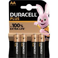 Duracell Plus-AA K4 Mignon (AA)-Batterie Alkali-Mangan 1.5V 4St.