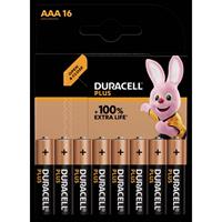 Duracell Plus-AAA CP16 Micro (AAA)-Batterie Alkali-Mangan 1.5V 16St.