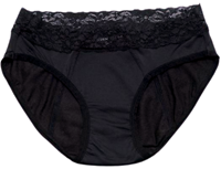 Cheeky wipes Menstruatie ondergoed feeling sporty zwart 38/40 1st