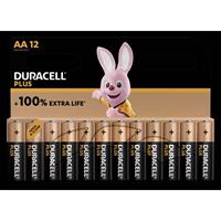 Duracell Plus-AA CP12 AA batterij (penlite) Alkaline 1.5 V 12 stuk(s)