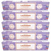 5x Nag Champa Wierook Lavendel 15 Gram