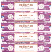 5x Nag Champa Wierook Meditation 15 Gram