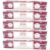 5x Nag Champa Wierook Opium 15 Gram