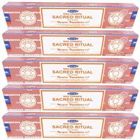 5x Nag Champa Wierook Sacred Ritual 15 Gram