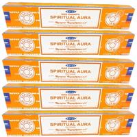5x Nag Champa Wierook Spiritual Aura 15 Gram