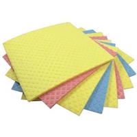 Aqualine Vaatdoekjes Ft 18 X 20 Cm, Geassorteerde Kleuren, Pak Van 5 Stuks