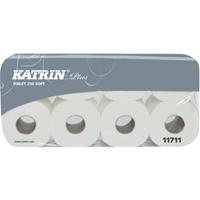 Katrin Toiletpapier Soft Plus, 3-laags, 250 Vel Per Rol, Pak Van 8 Rollen