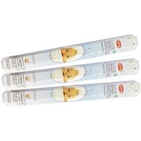 3x Pakje Wierook Stokjes Baby Powder