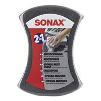 Sonax 2 In 1 Multispons 14,6 X 19,9 Cm Spons Grijs/wit