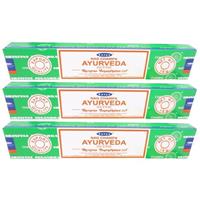 3x Nag Champa Wierook Ayurveda 15 Gram