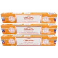 3x Nag Champa Wierook Champa 15 Gram
