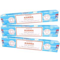 3x Nag Champa Wierook Karma 15 Gram