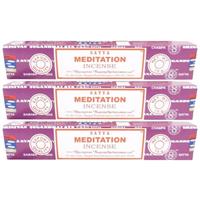 3x Nag Champa Wierook Meditation 15 Gram